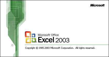 Pantalla de Microsoft Office Excel 2003 Curso online de Excel 2003